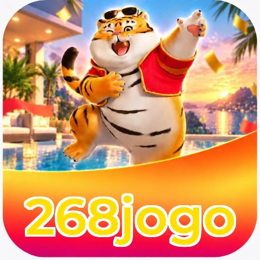 Interface da plataforma 268jogo mostrando slots populares e bônus de boas-vindas